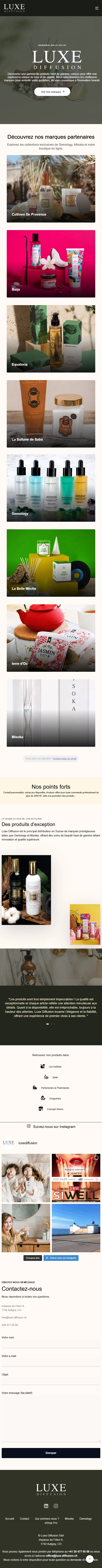 Expérience mobile fluide sur l'ensemble du site