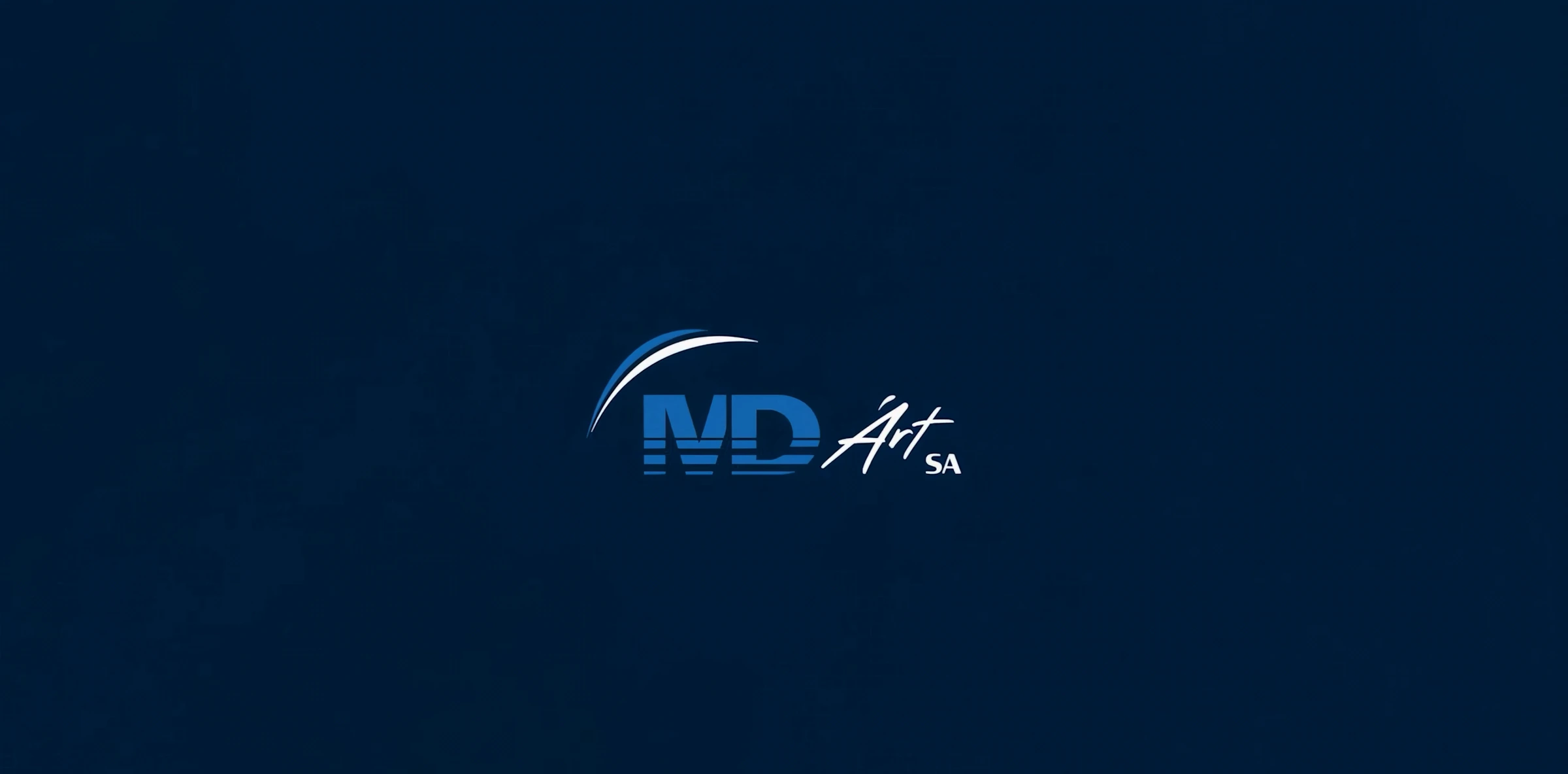 Logo MD'Art SA sur fond bleu nuit